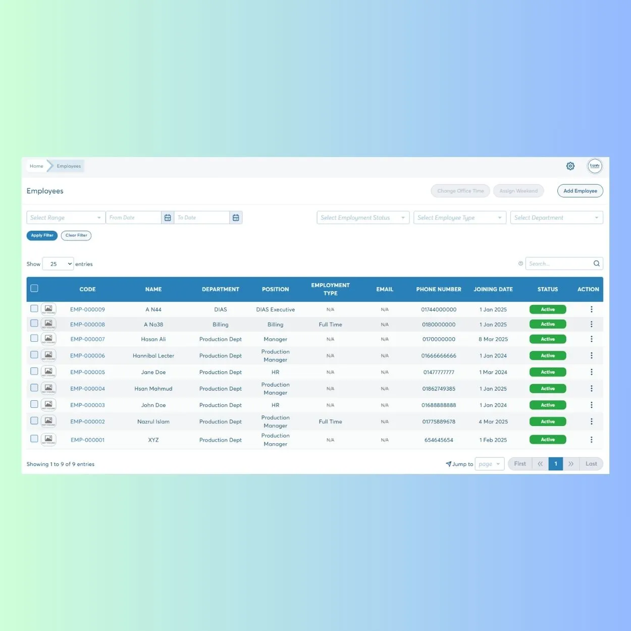 How Employee Management Module Works?